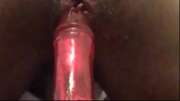 African take dildo in ass
